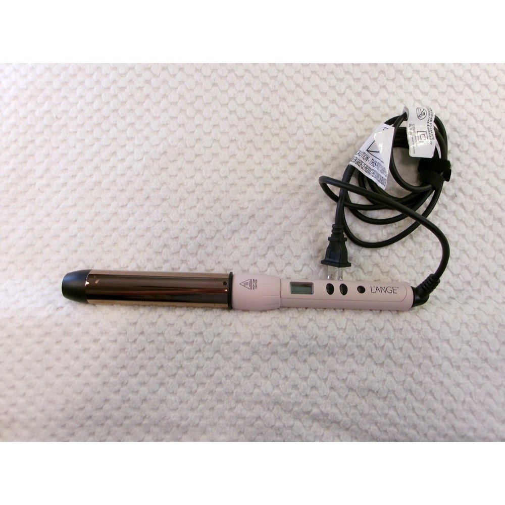 L'ange Ondulé Rose Gold Titanium Curling Wand 32mm Blush Pink‎ HT212